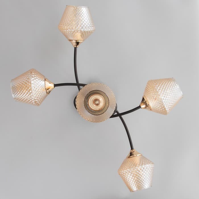 Люстра «Изота» 5хE27 40 Вт черный 75×34×30 см BayerLux