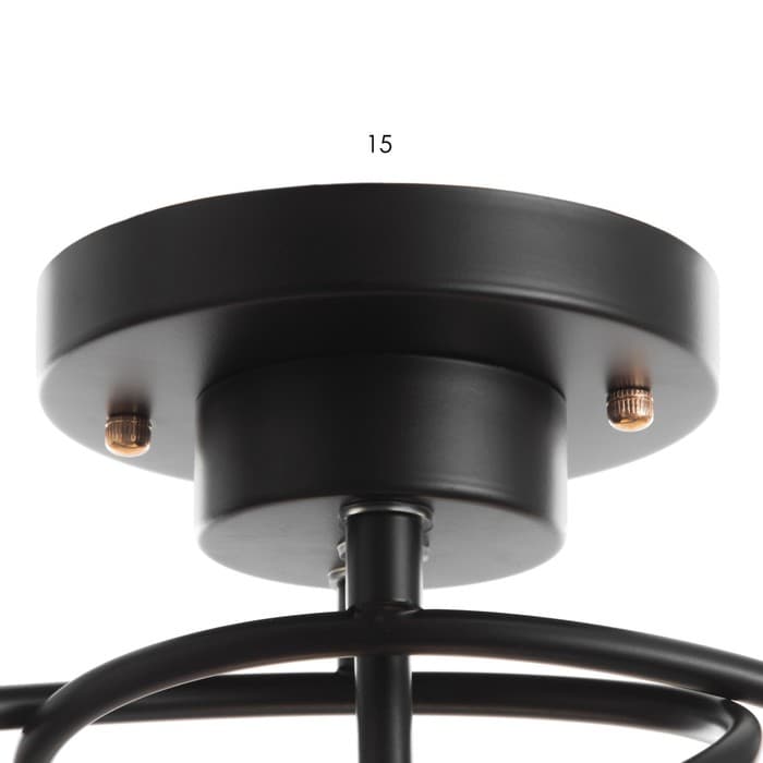 Люстра «Изота» 5хE27 40 Вт черный 75×34×30 см BayerLux