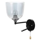 Бра «Хаям» E27 40 Вт черный 15×25×24 см