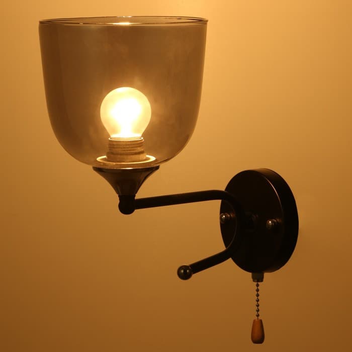 Бра «Хаям» E27 40 Вт черный 15×25×24 см