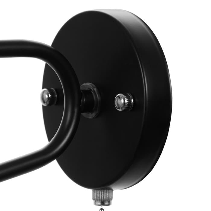 Бра «Хаям» E27 40 Вт черный 15×25×24 см