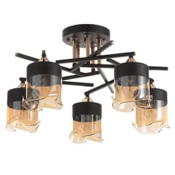 Люстра «Либель» 5хE27 40 Вт черный 50×50×28 см BayerLux