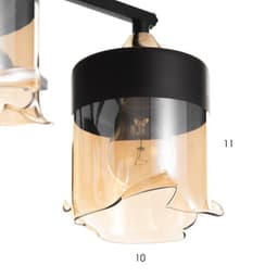 Люстра «Либель» 5хE27 40 Вт черный 50×50×28 см BayerLux