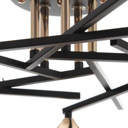 Люстра «Либель» 5хE27 40 Вт черный 50×50×28 см BayerLux