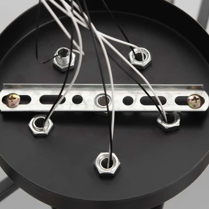 Люстра «Либель» 5хE27 40 Вт черный 50×50×28 см BayerLux