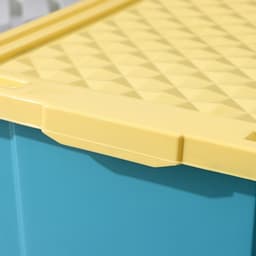 Контейнер для хранения игрушек на колесах Follow Me, 57 л, пластик, синий