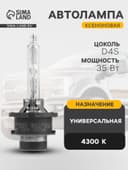 Ксеноновая лампа FENOX автомобильная, универсальная, d=4S, 4300 K, BX1600