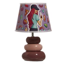 Настольная лампа с абажуром RISALUX «Девушка», Е14, 15 Вт, 20×20×32 см