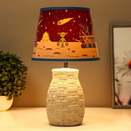 Настольная лампа с абажуром RISALUX «Космос», Е14, 15 Вт, 20×20×33.5 см