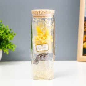 Фигурка световая колба RISALUX «Красочный букет», LED-ночник, от батареек LR=1130 6.5×6.5×19 см