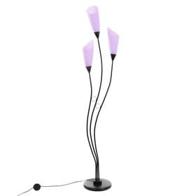 Торшер «Айрис» 3хЕ27 15 Вт черно-фиолетовый h.167 см