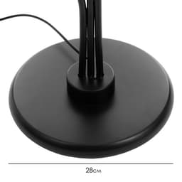 Торшер «Айрис» 3хЕ27 15 Вт черно-фиолетовый h.167 см