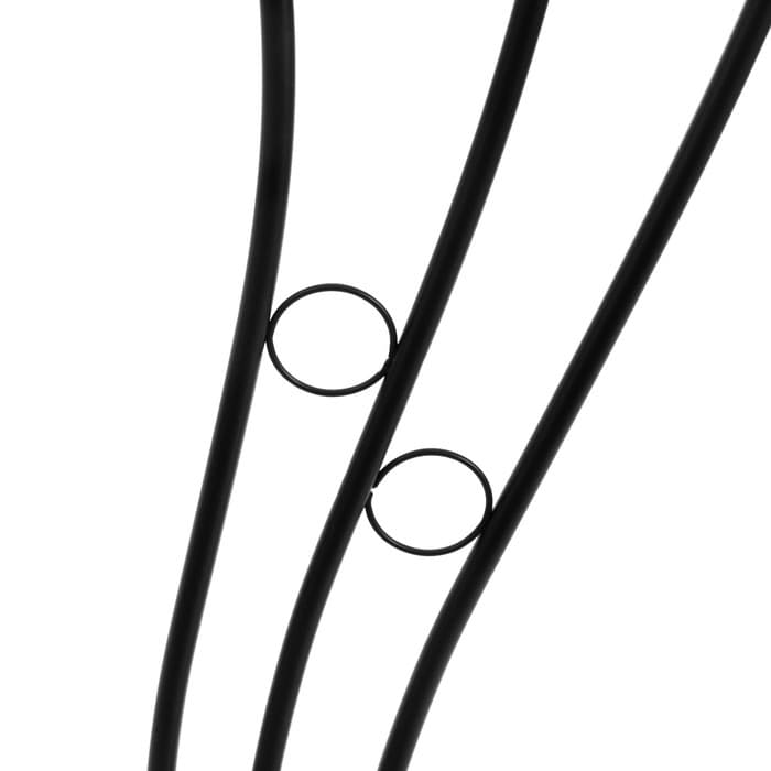 Торшер «Айрис» 3хЕ27 15 Вт черно-фиолетовый h.167 см