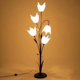 Торшер BayerLux «Аделла», 5хЕ27, 15 Вт, 145 см, белый