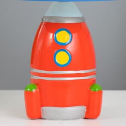 Настольная лампа с абажуром RISALUX «Космический корабль», Е14, 15 Вт, 20×20×31 см, МИКС