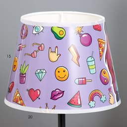 Настольная лампа с абажуром RISALUX «Девушка», Е14, 15 Вт, 20×20×27 см