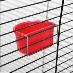 Набор игрушек для птиц, 35×28 см, 5 предметов: ванночка, кормушка, зеркальце, качели, лесенка