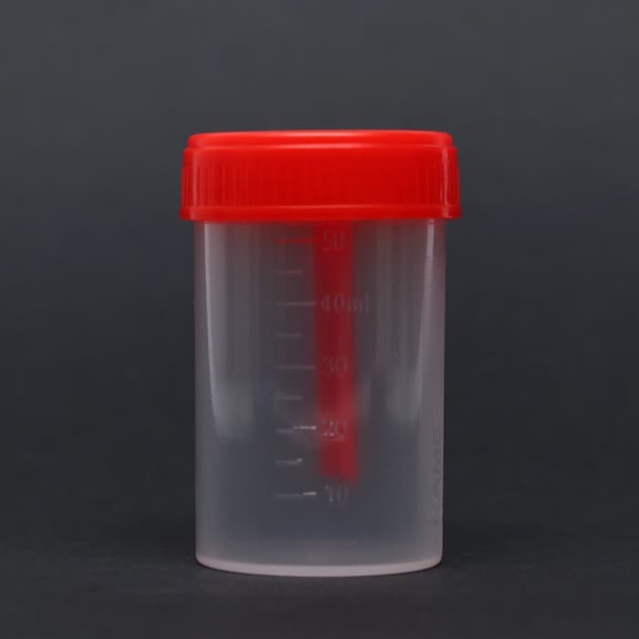 Контейнер со шпателем, стерильный, в индивидуальной упаковке, 60 мл