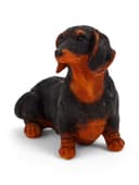 Садовая фигура из полистоуна «Собака такса», 20×20×12 см