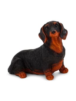 Садовая фигура из полистоуна «Собака такса», 20×20×12 см