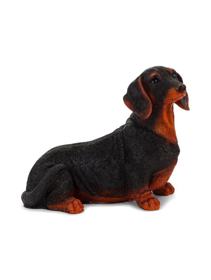 Садовая фигура из полистоуна «Собака такса», 20×20×12 см