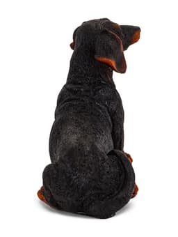 Садовая фигура из полистоуна «Собака такса», 20×20×12 см