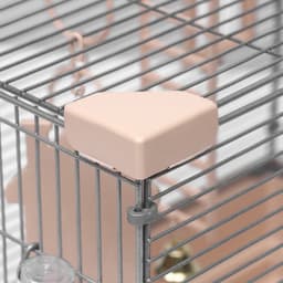 Клетка для птиц «Пижон» №100, разборная, 42×30×37 см, укомплектованная, бежевая