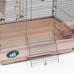 Клетка для птиц «Пижон» №100, разборная, 42×30×37 см, укомплектованная, бежевая