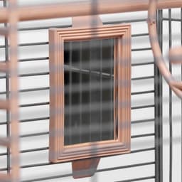 Клетка для птиц «Пижон» №100, разборная, 42×30×37 см, укомплектованная, бежевая