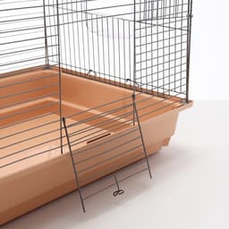 Клетка для птиц «Пижон» №104-Б, разборная, 58×40×65.4 см, 2 секции, бежевая