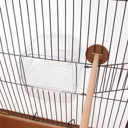 Клетка для птиц «Пижон» №104-Б, разборная, 58×40×65.4 см, 2 секции, бежевая