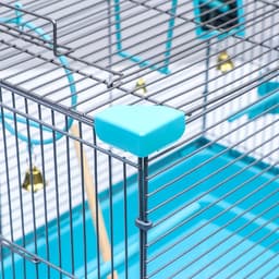 Клетка для птиц «Пижон» №104, разборная, 58×40×48 см, 1 секция, бирюзовая