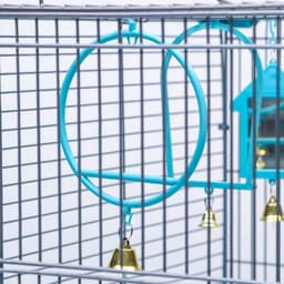 Клетка для птиц «Пижон» №104, разборная, 58×40×48 см, 1 секция, бирюзовая