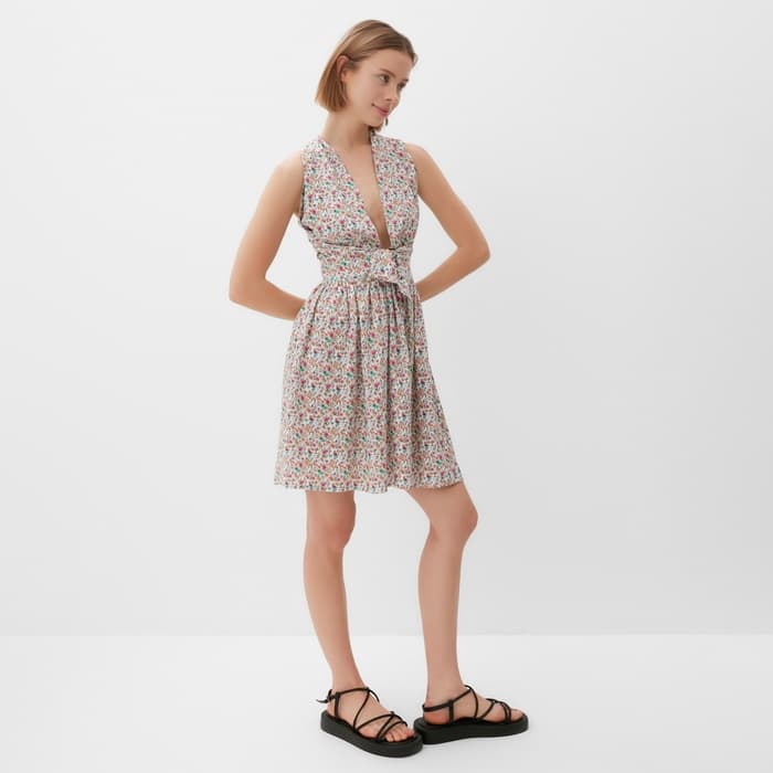 Сарафан женский MINAKU: Enjoy, белое, размер 48