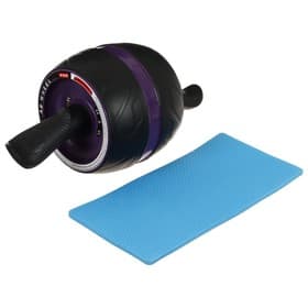 УЦЕНКА Ролик для пресса ONLYTOP, 40×19×19 см, с ковриком, фиолетовый