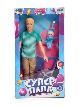 Кукла-модель шарнирная «Суперпапа»