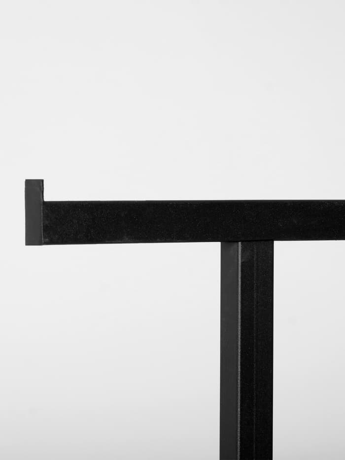 Вешало П образное размер L напольное с выносом 140×50×150 см, чёрное