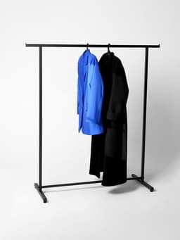 Вешало П образное размер L напольное с выносом 140×50×150 см, чёрное