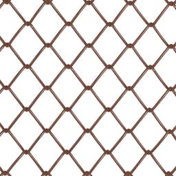 Сетка – рабица ячейка ТУ, с полимерным покрытием, 50×50 мм, толщина 2.6 мм, рулон 1.5×10 м, коричневая