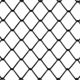 Сетка – рабица ячейка ТУ, с полимерным покрытием, 50×50 мм, толщина 2.6 мм, рулон 1.5×10 м, черная