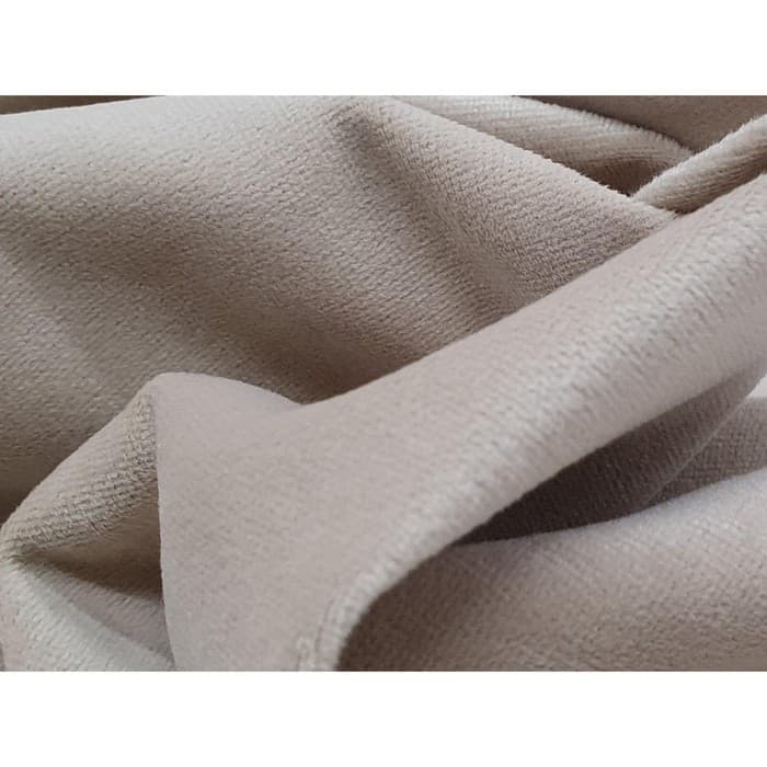 Диван прямой двухместный «Бергамо», ППУ, велюр, цвет бежевый