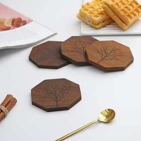 Набор подставок под кружки Magistro «Древо», под кружку, дерево, 4 шт.