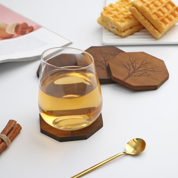 Набор подставок под кружки Magistro «Древо», под кружку, дерево, 4 шт.