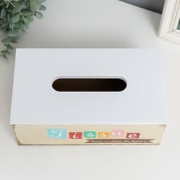 Шкатулка - салфетница «Дом, там где сердце», дерево, 25×9.5×14 см