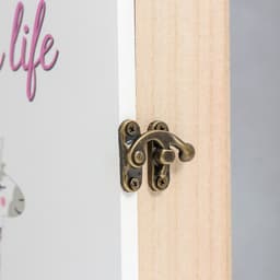 Ключница настенная «Лама и кактусы», дерево, 6 крючков, панно декоративное, 20×5.5×29 см