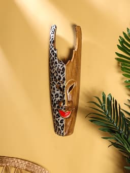 Маска «Юник», 15×7×50 см, албезия, текстиль