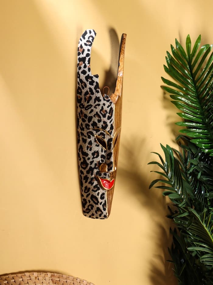 Маска «Юник», 15×7×50 см, албезия, текстиль