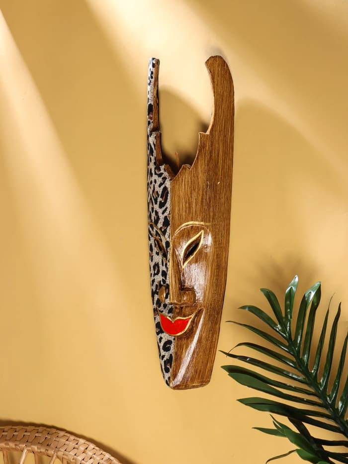 Маска «Юник», 15×7×50 см, албезия, текстиль