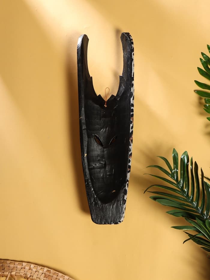 Маска «Юник», 15×7×50 см, албезия, текстиль