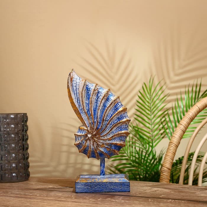 Декор интерьерный «Раковина», 8×14×32 см, албезия